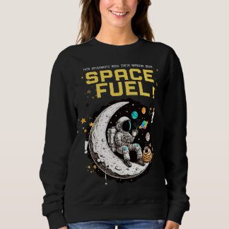 Moletom Space Fuel – Funny Astronaut Coffee Lover