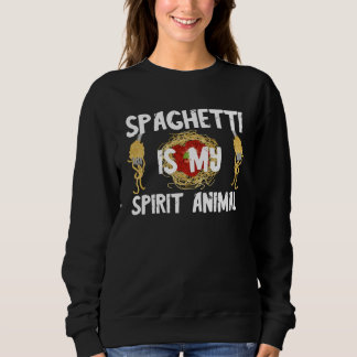 Moletom Spaghetti Is My Spirit Animal Italian Pasta Noodle