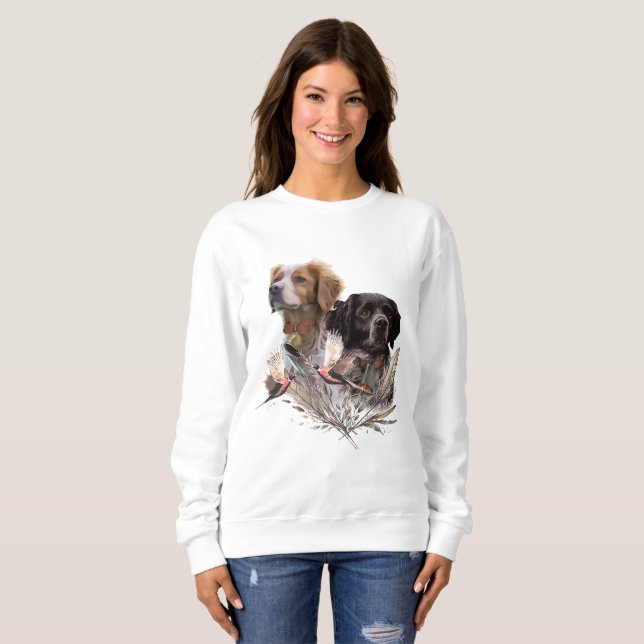Moletom Spaniel da Bretanha (Frente Completa)