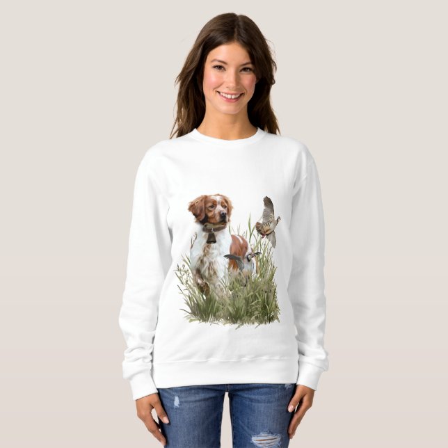 Moletom Spaniel da Bretanha (Frente Completa)