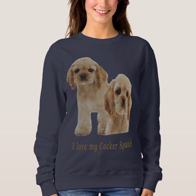 Moletom spaniels de cocker (Frente)