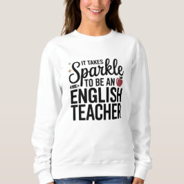 Moletom Sparkle é professor de inglês