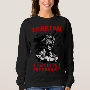 Moletom Spartan, qual é a sua profissão de ginã.