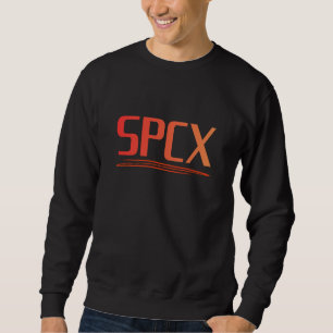 Moletom SPCX Design de Investidor IPO SpaceX Ação Espaci