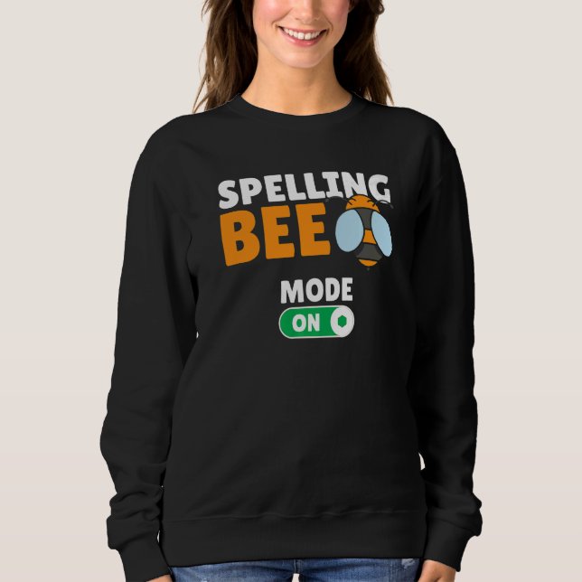 Moletom Spelling Bee Game Competitive Spelling  Spelling B (Frente)