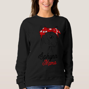 Moletom Sphynx Mama Cat Sphinx Hairless Engraçado Propriet