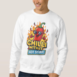 Moletom Spicy Pepper Tee – “Chilli With It” Cartoon Design