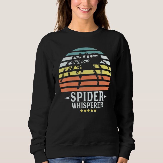Moletom Spider Whisperer Tarantula Estilo Vintage Hallowee (Frente)