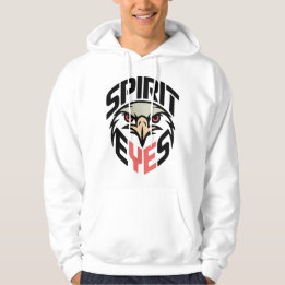 Moletom Spirit Eyes Hoodie – Bold Eagle Mascot Design for 