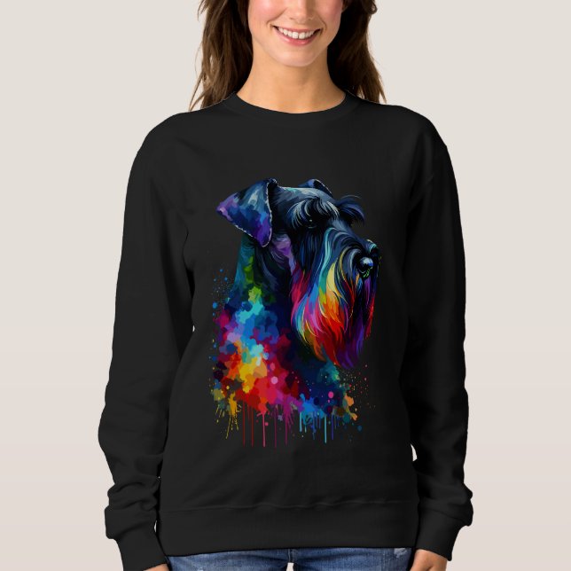 Moletom Splash Art Giant Schnauzer (Frente)