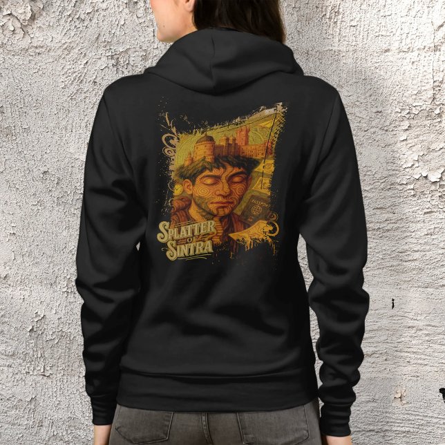 Moletom Splatter de Sintra Womens Bella+Canvas Cheio-Zip H (Criador carregado)