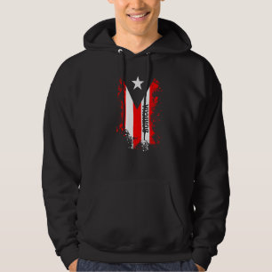 Moletom Splattered Boricua Puerto Rican Flag Premium