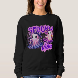 Moletom Spookes Vibes Cute Ghost Halloween Trick Ou Tratat