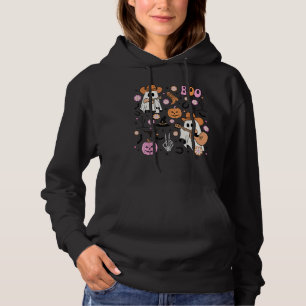 Moletom Spooky Ghost Cowboy Cute Halloween Boo Western Ret