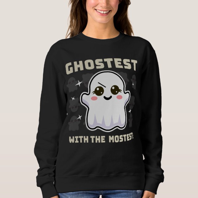 Moletom Spooky Kawaii Ghost Halloween (Frente)