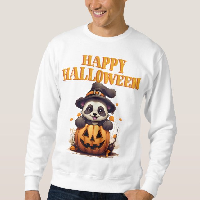 Moletom Spooky Panda, Kawaii Halloween (Frente)
