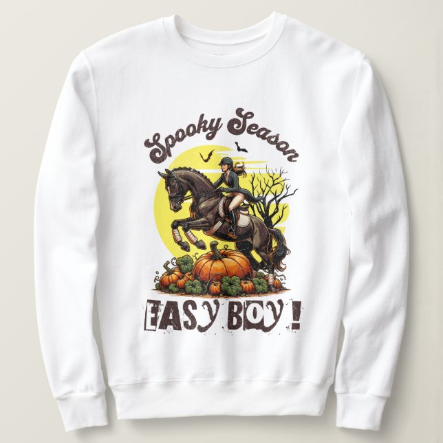 Moletom Spooky Season Horse (Frente do Design)