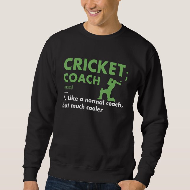 Moletom Sport Coach Definition Cricket (Frente)