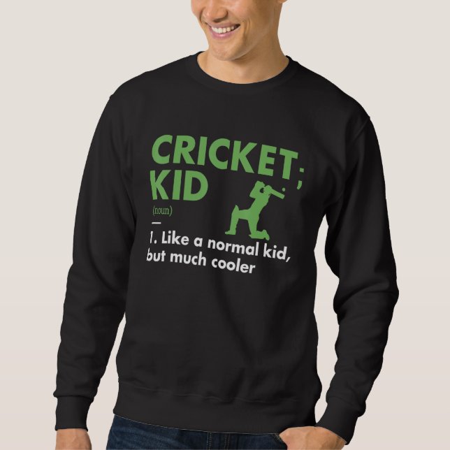 Moletom Sport Kid Definition Cricket_1 (Frente)