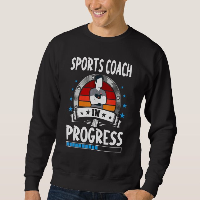 Moletom Sports Coach In Progress Trainee Student (Frente)