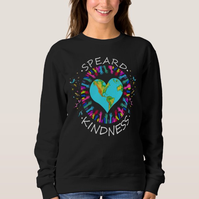 Moletom Spread Kindness Handprint Positive Inspirational T (Frente)