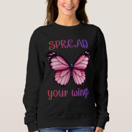 Moletom Spread Your Wings – Inspirational Butterfly 