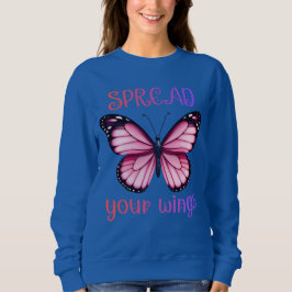 Moletom Spread Your Wings – Inspirational Butterfly 