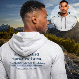 Moletom SPREZZATURA: A ARTE ITALIANA DA MODA-BlueDenim