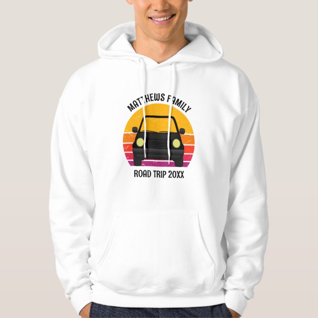 Moletom Spring Break Road Trip Sunset Customized (Frente)