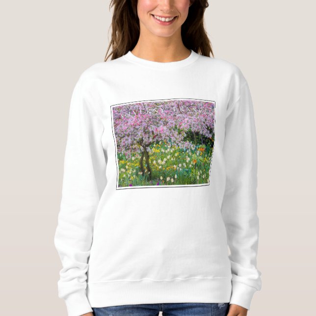 Moletom Springtime no Jardim de Claude Monet (Frente)