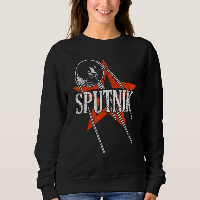 Moletom Sputnik Satélite Spacecraft União Soviética Sp (Frente)