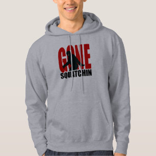 Moletom Squatchin ido (vermelho & preto)