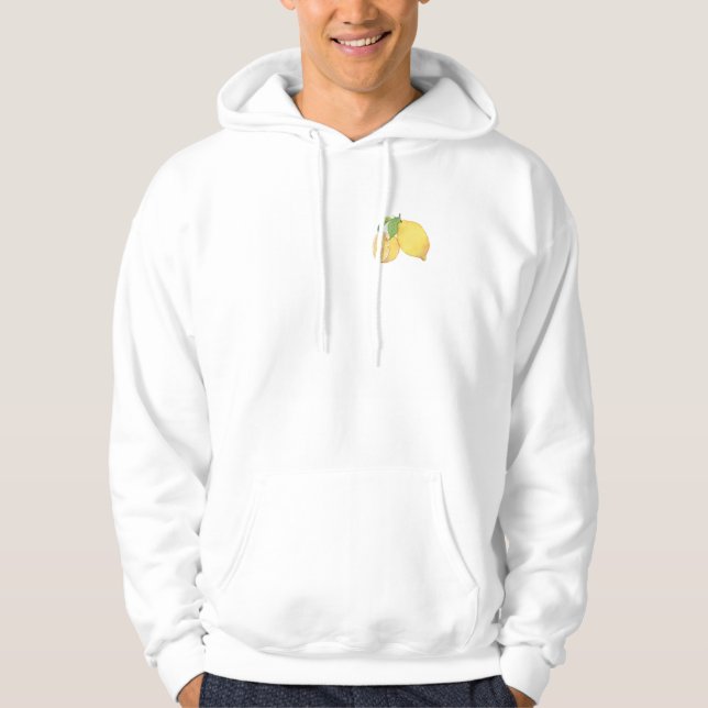 Moletom Squeeze the Day Lemon Watercolor Illustration (Frente)