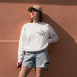 Moletom Sra. Personalizada com o nome, Noivado, noiva Swea<br><div class="desc">Sra. Personalizada com nome,  Noivado,  camiseta de noiva,  camisola com seu sobrenome,  Sra. Sweatshirt Bride personalizada,  Camisa de lua de mel,  presente ideal para mulheres,  noiva,  presentes de casamento</div>