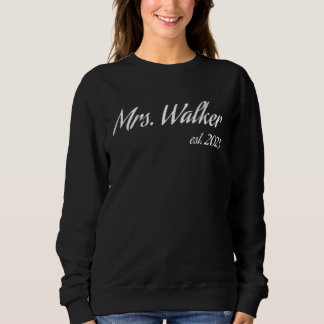 Moletom Sra. WALKER 2023 nova noiva chá de panela casament