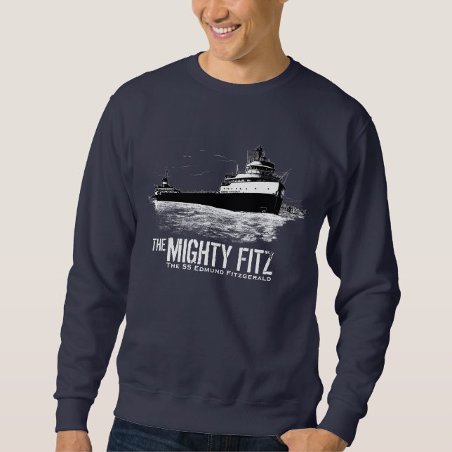Moletom SS Edmund Fitzgerald ~ The Mighty Fitz (Frente)