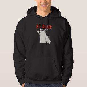 Moletom St Clair Missouri EUA Estado América Viagem Missou