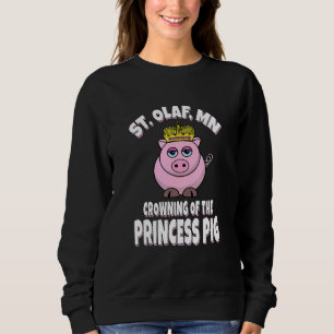Moletom St Olaf Minnesota Coroação da Princesa Porca