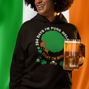 Moletom St Patricks 364 Dias Eu sou MELANINA Hoje Eu sou I