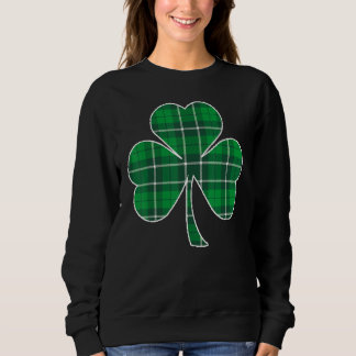 Moletom St Patricks Day Irish Green Buffalo Plaid Shamrock