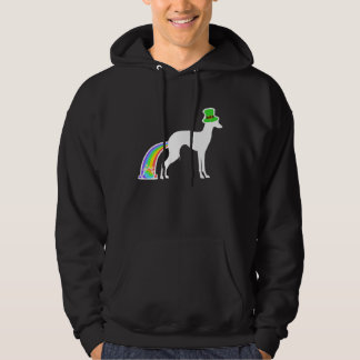 Moletom St Patrick's Day Rainbow Dog Italian Greyhound