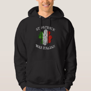 Moletom St Patricks Era Italiano Trevo Itália Bandeira Pre