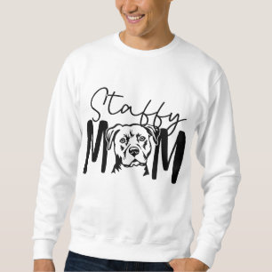 Moletom Staffy Mãe Gift Para Staffordshire Bull Terrier Do