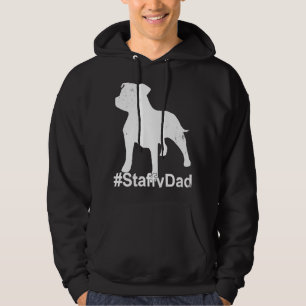 Moletom Staffy Pai com Staffordshire Bull Terrier Dog Sta