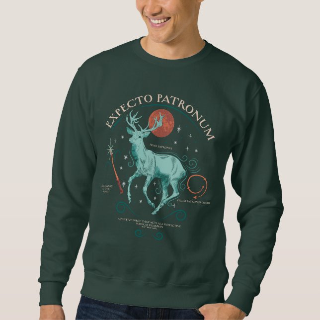 Moletom Stag Expecto Patronum Gráfico (Frente)