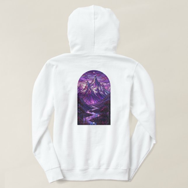Moletom Stained Glass Mountain (Verso do Design)