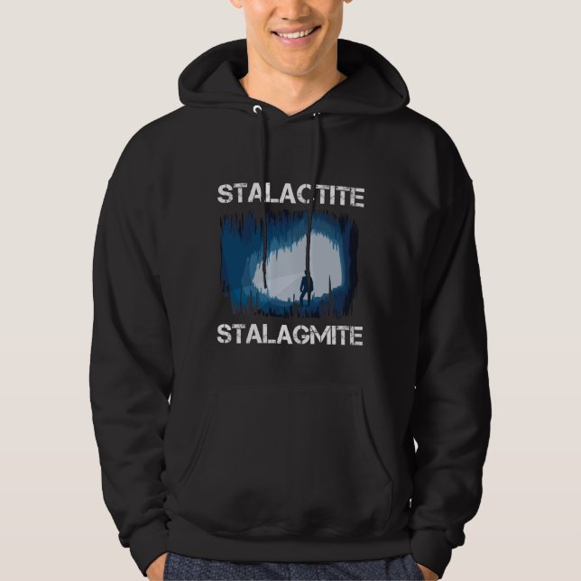 Moletom Stalactite Stalagmite - Espeleologia Cave Explorer (Frente)
