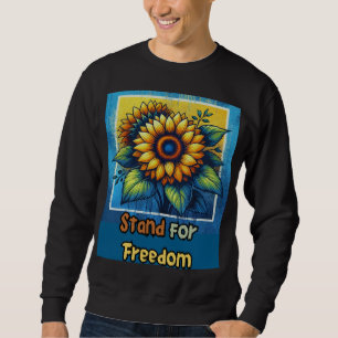 Moletom Stand for Freedom - Bold Sunflower Tribute