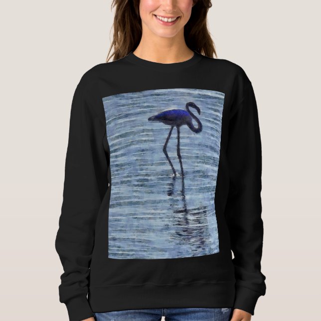 Moletom Stand Tall Flamingo Watercolor (Frente)