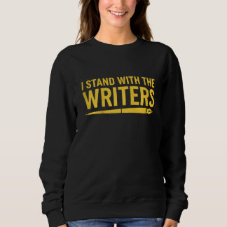 Moletom Stand With The Writers Activist Typography T-Shirt